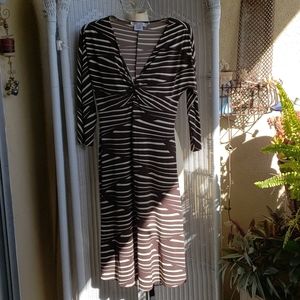 Maggy London fit and flare dress